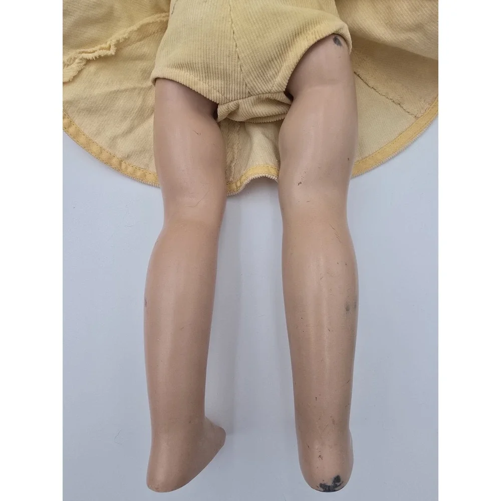 2 Vintage Hard Plastic Dolls TLC Or Creepy Halloween Decor Raving Beauty AS-IS